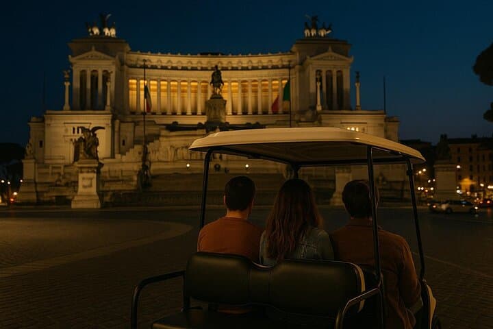 Rome Night Golf Cart Tour with Prosecco and the Colosseum photo 2