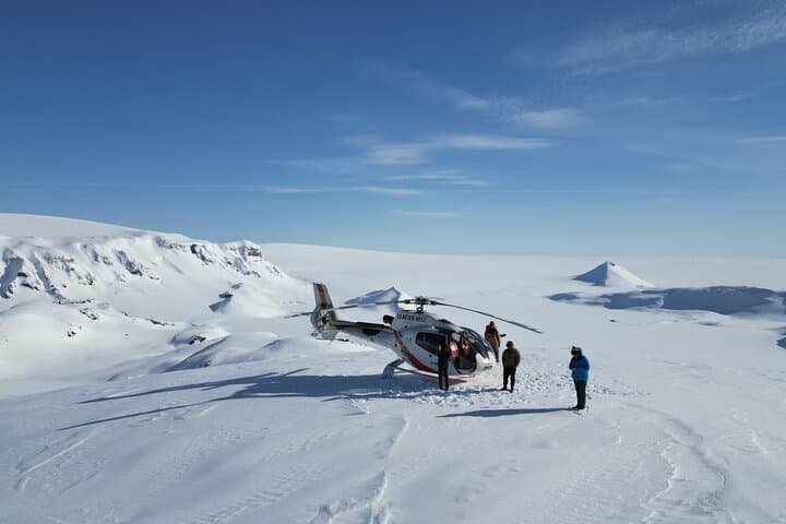 Fire and Ice Helicopter Tour: Land on Thorisjokull Glacier and Hengill Geothermal Valley photo 2