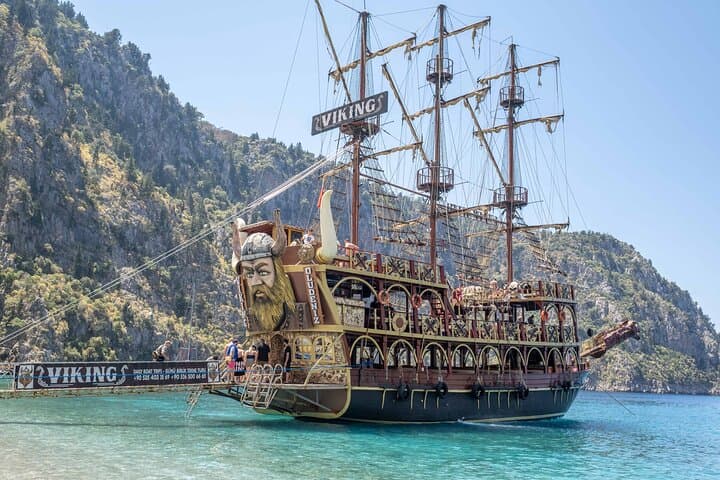 Pirate Boat Cruise from Oludeniz: Blue Cave, Butterfly Valley & Camel Beach photo 3