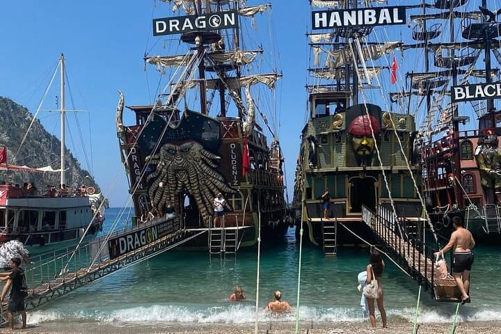 Pirate Boat Cruise from Oludeniz: Blue Cave, Butterfly Valley & Camel Beach photo 6