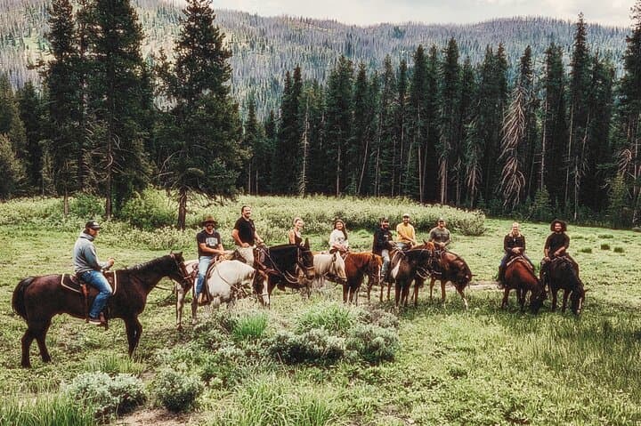 Boise National Forest Guided Horseback Trail Rides from Deadwood Lodge photo 4