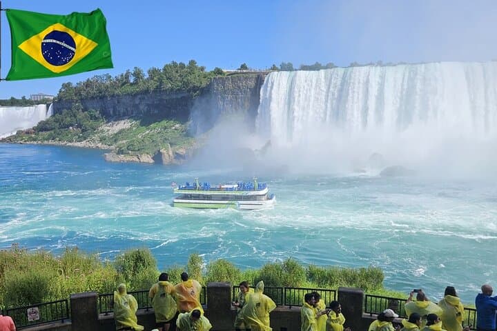 Niagara Falls Private Tour with Portuguese Guide — Full-Day Walk & Winery Visit