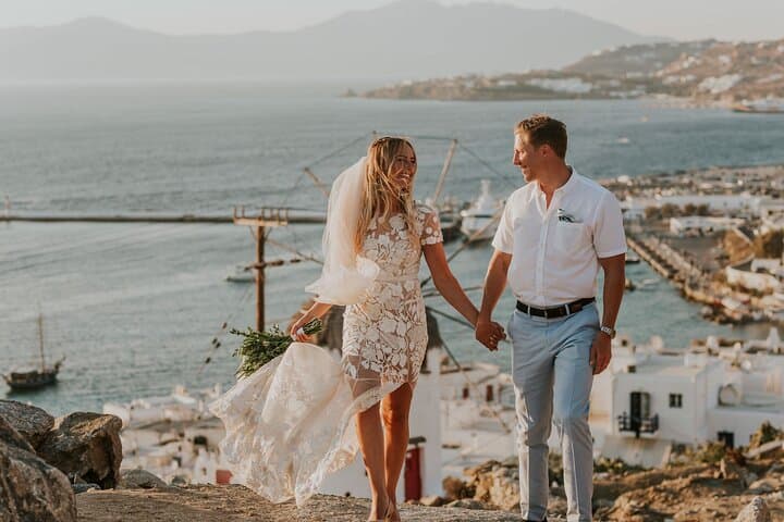 Cinematic Video Shoot in Mykonos Town: Private 1-Hour Videographer Experience