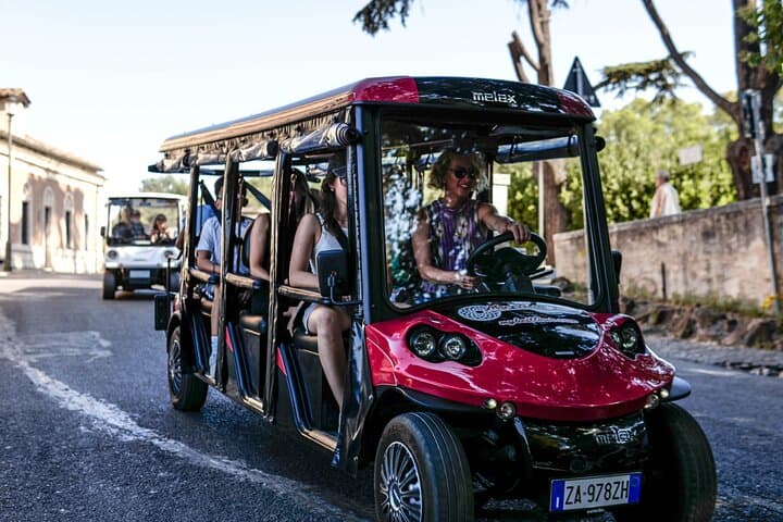 Rome by Golf Cart: 4-Hour Private Customizable Sightseeing Tour