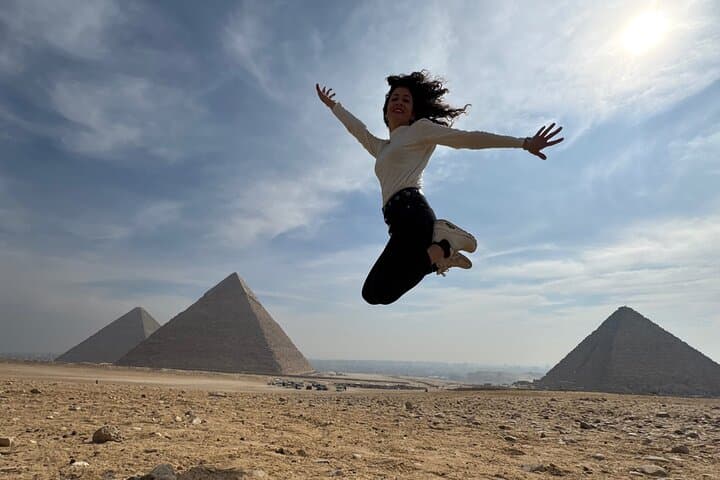VIP Giza Pyramids Tour: Camel Ride, Sphinx & Egyptologist-Guided Lunch photo 2
