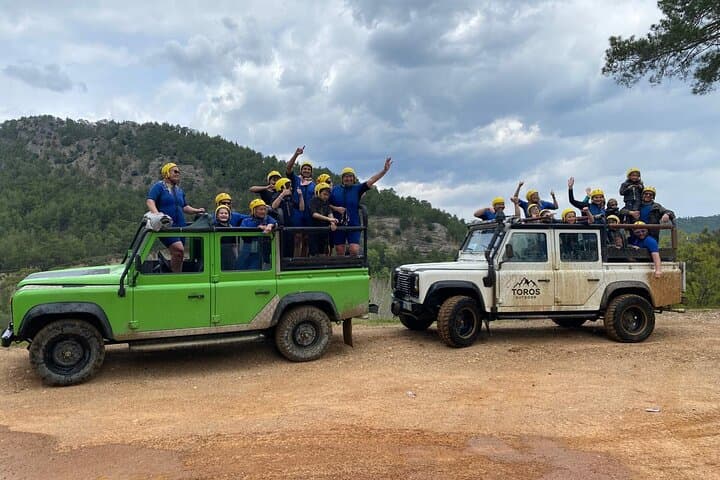 Antalya Super Combo: Rafting, Jeep Safari, Zipline & Buggy Adventure in Köprülü Canyon photo 3