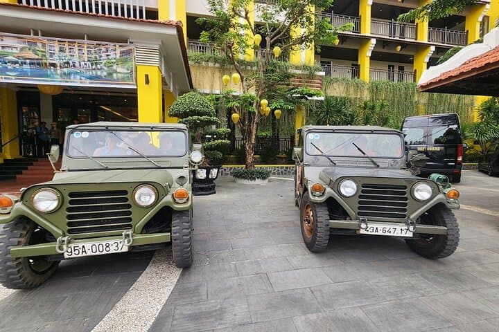 Jeep Up Son Tra & Marble Mountains: Lady Buddha Views and Marble Caves in Da Nang photo 2