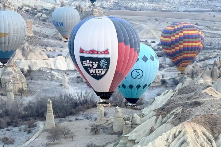Cappadocia Hot Air Balloon Ride with Skyway Balloons — Sunrise Flight over Fairy Chimneys