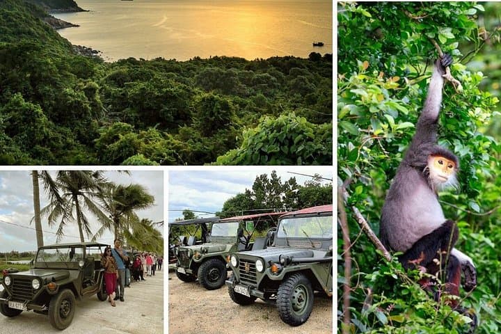 Golden-Hour Jeep Ride to Son Tra Peninsula: Sunset Views, Linh Ứng & Chessboard Peak photo 1