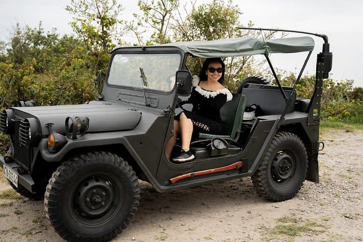 Golden-Hour Jeep Ride to Son Tra Peninsula: Sunset Views, Linh Ứng & Chessboard Peak photo 2