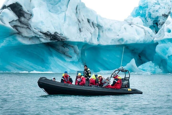 Exclusive Vatnajökull Glacier Experience: Glacier Hike, Zodiac Boat & Diamond Beach Photoshoot photo 3