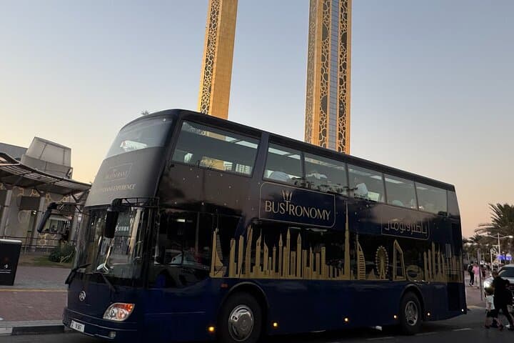 Dubai Bustronomy: Gourmet Afternoon Tea Bus Tour at Sunset photo 6