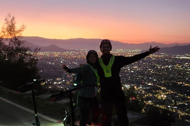 Sunset Electric Scooter Tour: Cerro San Cristóbal & Providencia in Santiago photo 1