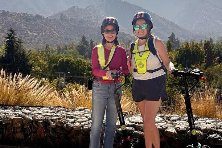 Santiago on Two Wheels: Electric Scooter Tour of Cerro San Cristóbal and Parks photo 2