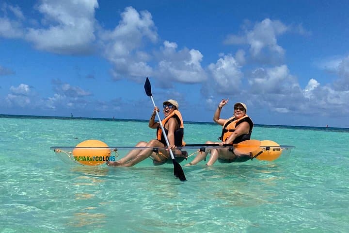 Transparent Kayak Mangrove Tour in San Andres — See Marine Life Underfoot
