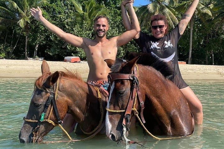 Puerto Plata Beach Horseback Riding and Ocean Swim on Horseback photo 3