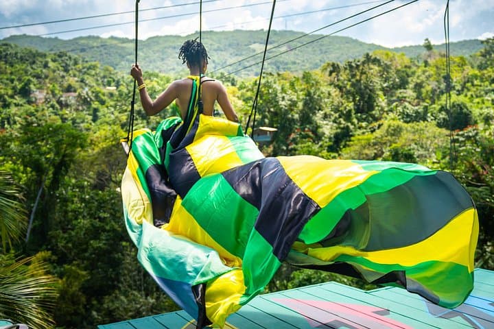 Mountaintop Bali-Style Swing & Drone Photoshoot in Snow Hill, Jamaica photo 2