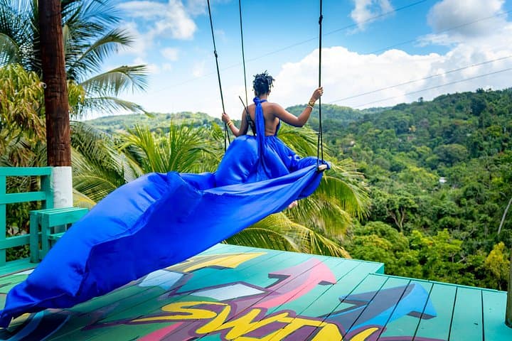 Mountaintop Bali-Style Swing & Drone Photoshoot in Snow Hill, Jamaica photo 3