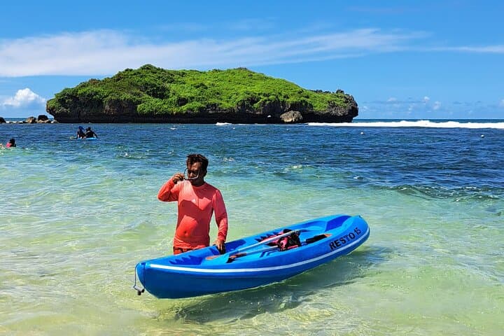 Canoe, Snorkel & Beach Day at Sadranan — Small-Group Trip from Yogyakarta