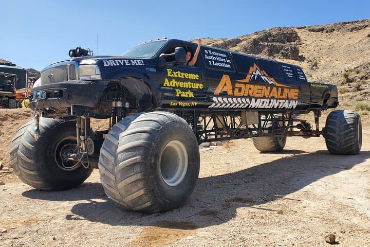 Drive a Monster Truck and Shoot in the Mojave: Las Vegas Monster Truck & Shooting Combo
