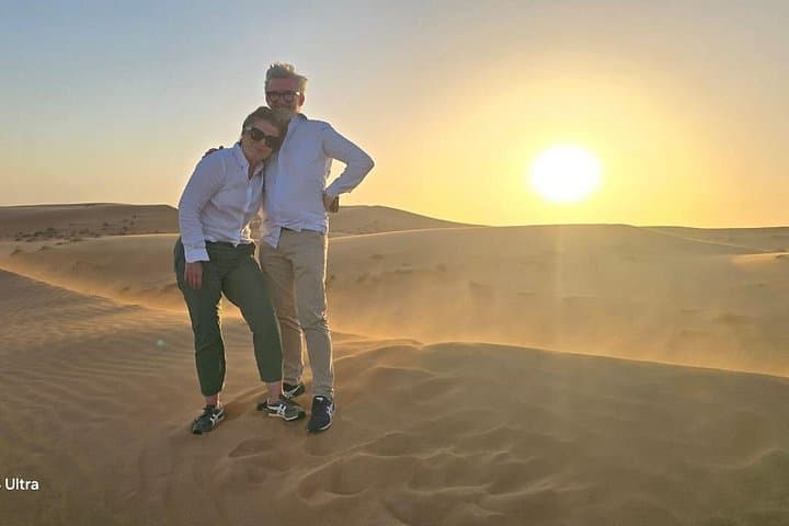 Private Wadi Hawir & Wahiba Sands Sunset Tour from Muscat
