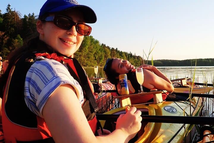 Sunset Kayaking in the Stockholm Archipelago: Fika Evening Paddle from Vaxholm photo 5
