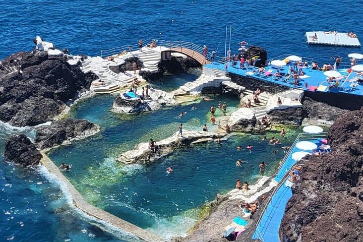 Madeira West Day Tour: Cabo Girão Skywalk, Seixal Black Sand & Porto Moniz Pools