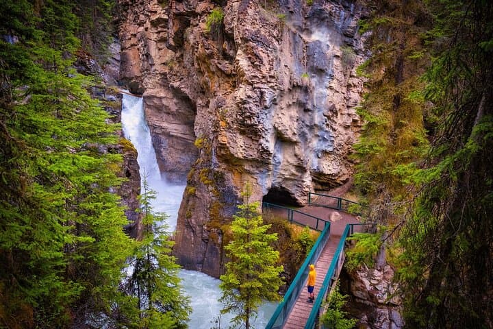 Half-Day Lake Minnewanka & Johnston Canyon Small-Group Tour from Banff photo 2