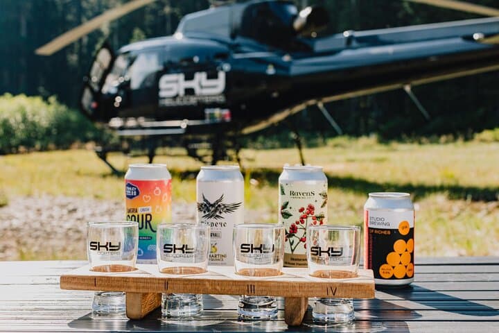 Backcountry Beer Tasting Helicopter Tour and Alpine Landing from Vancouver