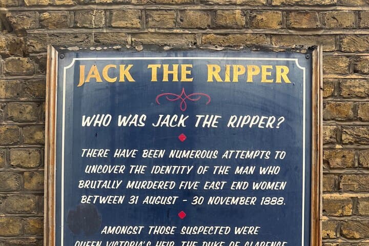 Jack the Ripper Walking Tour — Whitechapel Crime Walk & Historic Sites