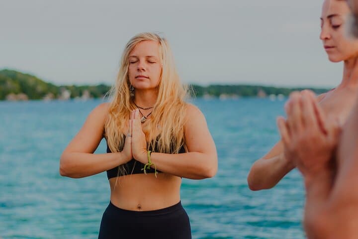 Floating Yoga on Laguna Bacalar: Paddle-Board Sunrise Session photo 2