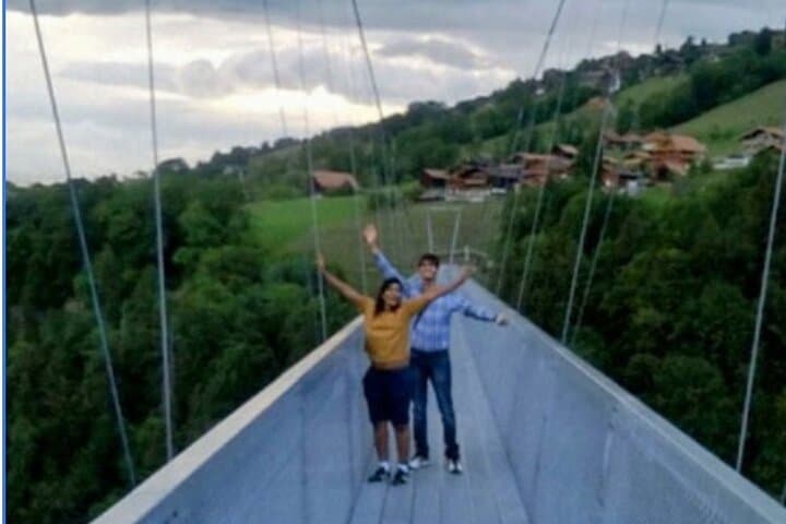 CLOY Hanging Bridge Quick Tour — Sigriswil Panoramic Views Over Lake Thun photo 4