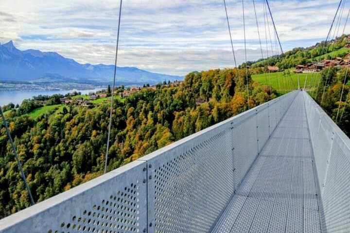 CLOY Hanging Bridge Quick Tour — Sigriswil Panoramic Views Over Lake Thun photo 5