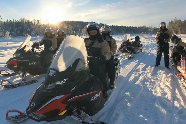 Lapland Snowmobile Safari with Ice Fishing and Northern Lights Hunt photo 2