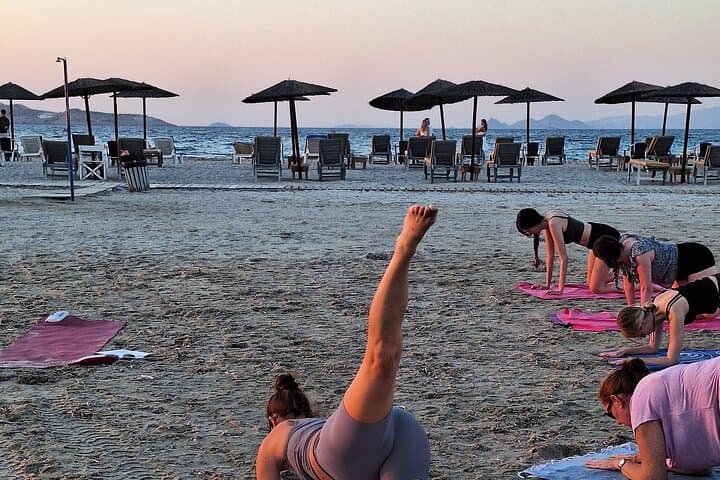 Sunset Pilates on Tigaki Beach, Kos — Beach Pilates at Golden Hour photo 5