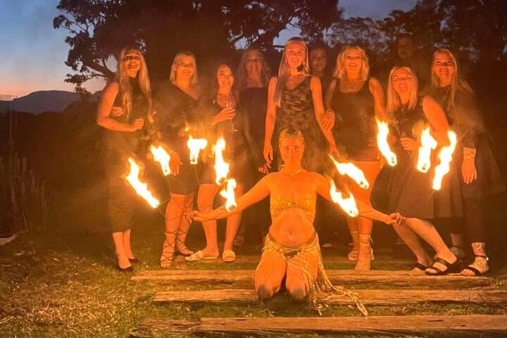 Byron Bay Sunset Fire Performance on the Beach photo 4