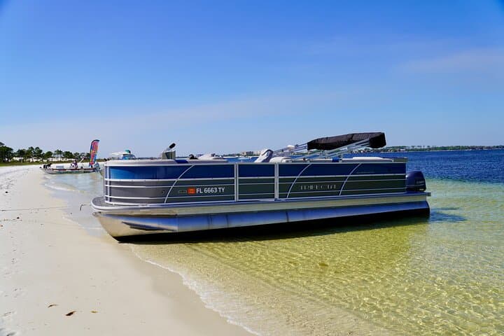 Half-Day 90HP Pontoon Rental to Shell Island — Panama City Beach