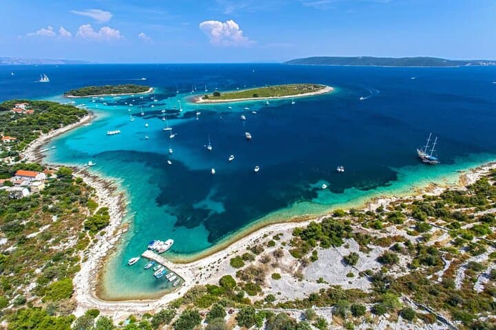 Trogir & Blue Lagoon Half‑Day Boat Tour from Split — Swim, Snorkel, Explore