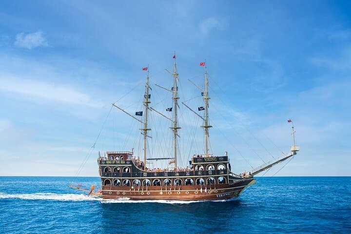Alanya Pirate Boat Tour: Cleopatra Beach, Caves & Lunch Cruise photo 1