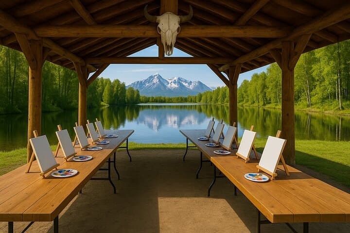 Paint & Picnic at Boyd Bison Ranch — Hatcher Pass Lakeside Art Experience photo 5