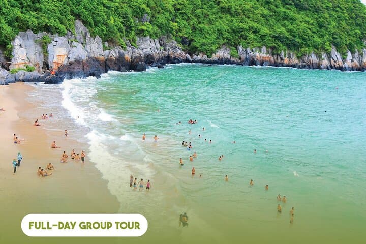 Cat Ba Island Full-day Escapade: Hike Ngu Lam, Explore Quan Y Cave & Beach Time