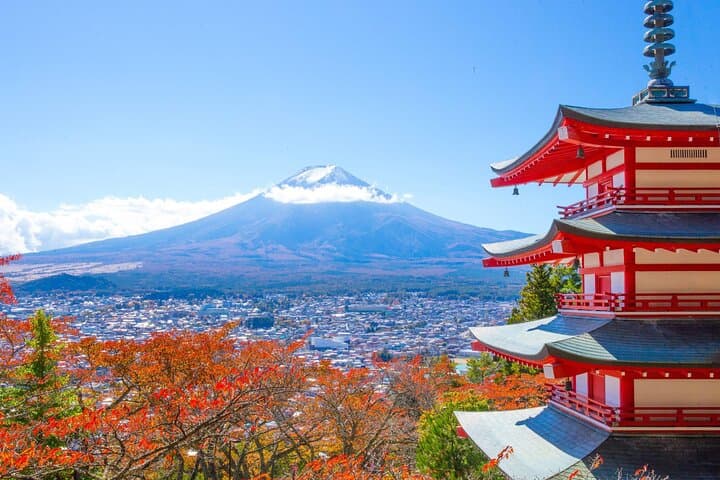 Mount Fuji Instagram Spots Day Trip: Chureito Pagoda, Oshino Hakkai & Oishi Park photo 1