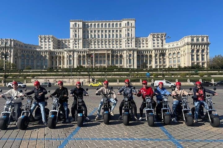 Electric Scooter Tour of Bucharest: Lipscani, Palace of Parliament & Revolution Square