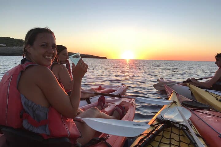 Sunset Kayaking in Ibiza: Caves, Cliffs & Snorkel at Dusk photo 3