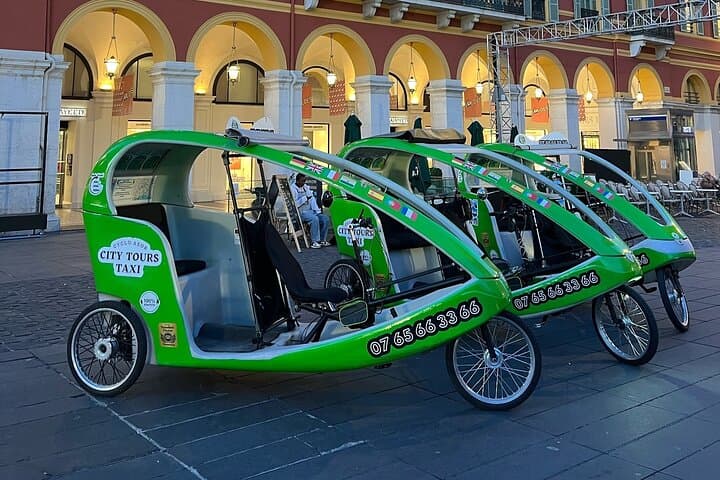 Nice Eco-Friendly Bike Taxi Tour: Private Guided Pedicab Sightseeing photo 4
