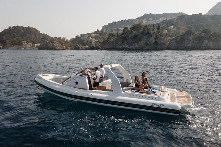 Private Boat Tour from Giardini Naxos: Snorkel Isola Bella & Blue Grotto photo 3