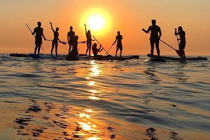 Sunset, Sunrise & Full Moon Paddle Surf Experience on the Barcelona Coast
