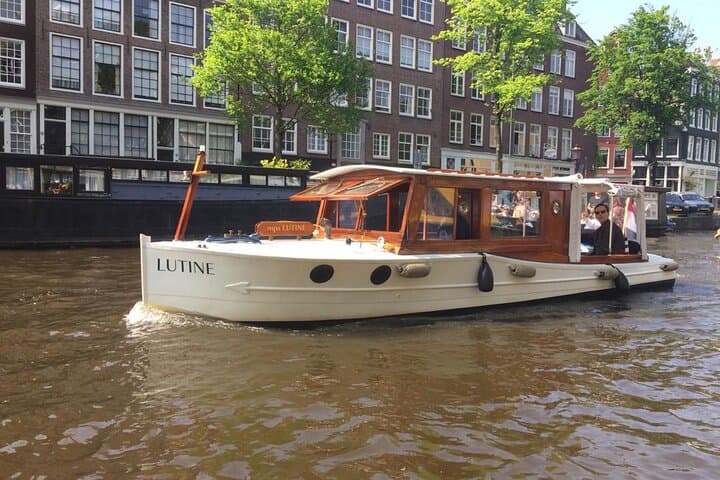 Private Amsterdam Saloon Boat: 2-Hour Canal Cruise with Snacks & Open Bar photo 2