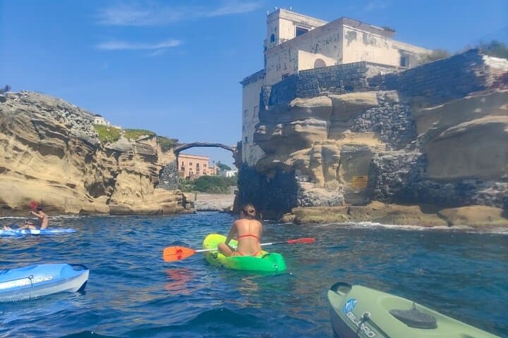 Kayaking Posillipo Naples: Gaiola Marine Park & Marechiaro Guided Tour photo 4