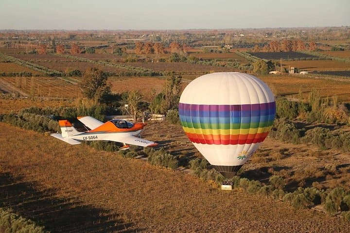 Sunset Hot Air Balloon Ride Over Mendoza Vineyards with Wine Toast photo 2